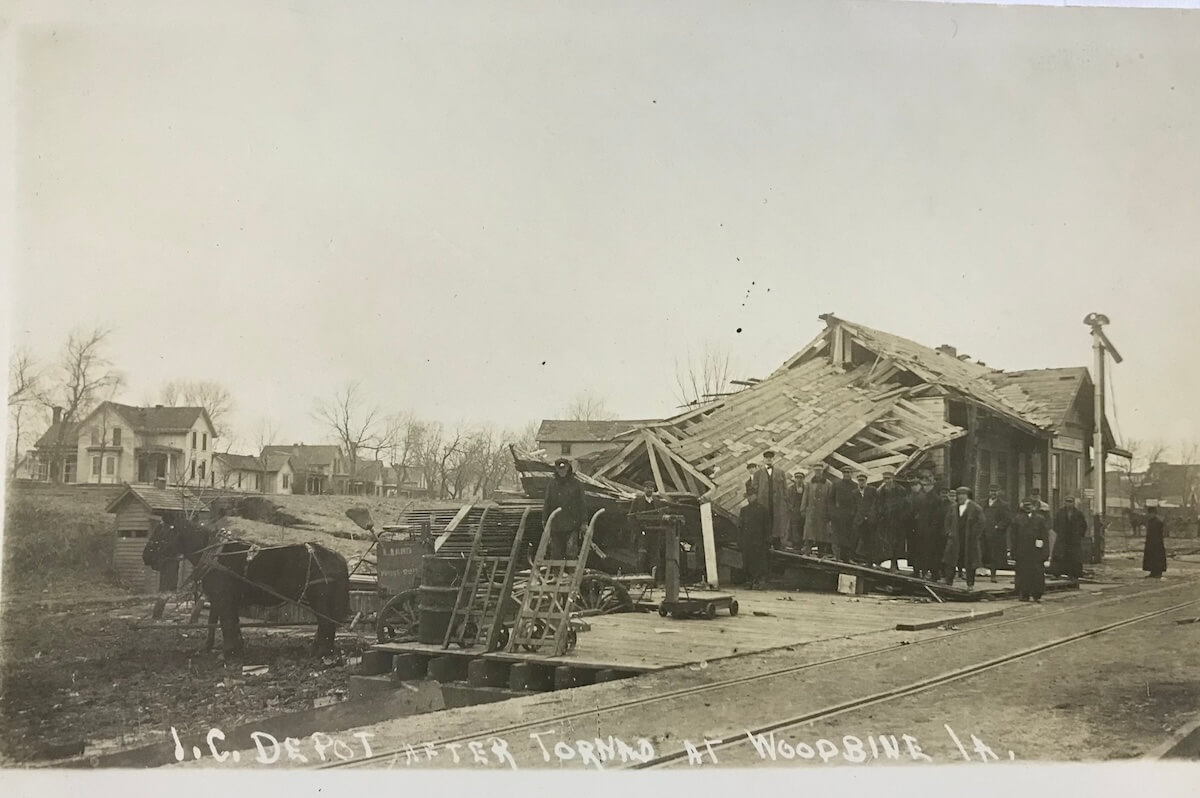 tornado aftermath image