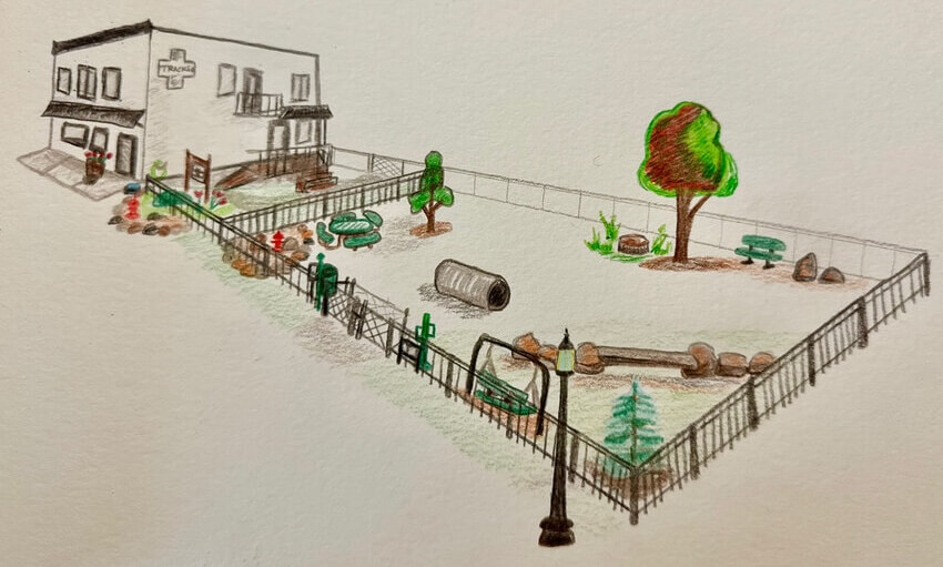 Trackside Veterinary building progress 1